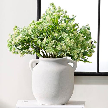 Vanselia Ceramic Flower Vase Home Table Decor Living Room Farmhouse 6 in - color: 6" Rustic