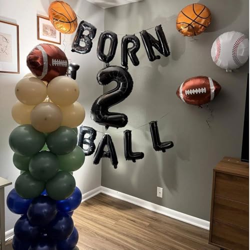 Balloons Green and Navy Blue, 60Pcs 12 Inch Latex Balloons - color: Blue Green