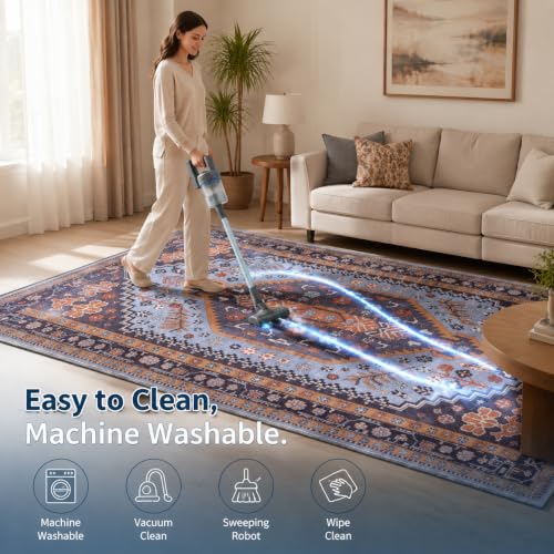 Ciicool 2x3ft Small Area Rug,Washable Boho Thin Mat for Entryway Kitchen - color: Purple/Multi, size: 2' X 3' (Rectangular)