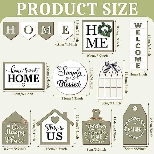 13 Home Tiered Tray Decor Farmhouse Tiered Tray Decorations Set - style: Summer