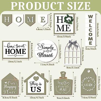 13 Home Tiered Tray Decor Farmhouse Tiered Tray Decorations Set - style: Summer