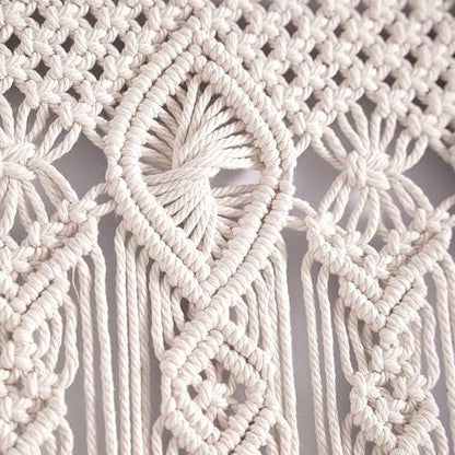 Macrame Curtains for Wall Decor, Macrame Wall Hanging 79" x 35" 1 Panel - size: 35.5"W x 79"L (Pack of 1)