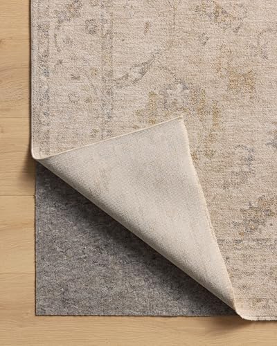 Loloi Chris Loves Julia Louisa Oatmeal/Slate 5'-3" x 7'-6" Area Rug - color: Oatmeal / Slate, size: 5'3" x 7'6" (Rectangular)