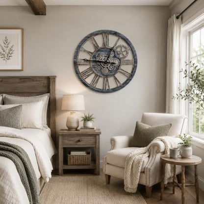 The B-Style Large Wall Clock 36 inch/90cm Carbon Gray - color: Carbon Gray, size: 36 inch (90 cm)