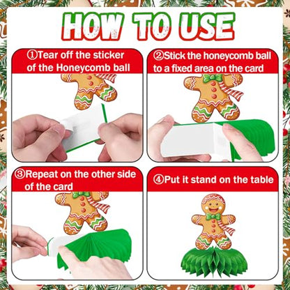 Christmas Table Centerpieces - Christmas Table Decorations for Christmas Party Decorations, 9Pcs