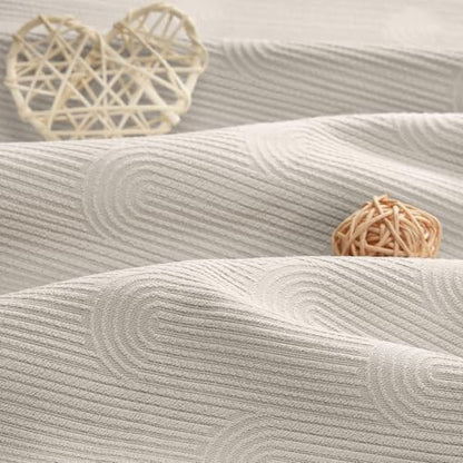 Beige Boho Blackout Curtains 2 Panels for Bedroom 52W*63L - color: Beige, size: 52"W x 63"L (Pack of 2)