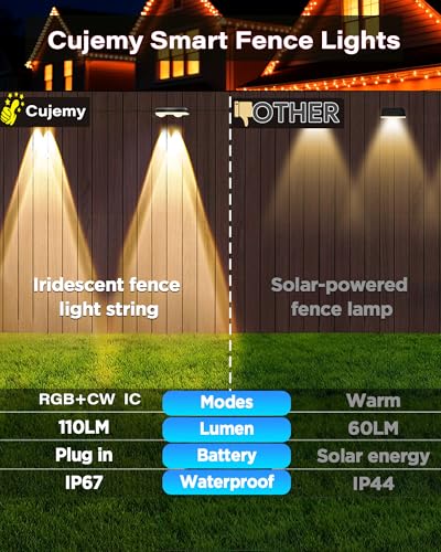 Outdoor Deck Lights 16 Pack, 100ft Smart RGB Outdoor Lights, APP - size: 100Ft-16Pack