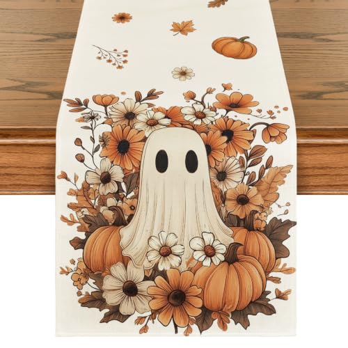 Artoid Mode 210 GSM Halloween Table Runner Home Party Decor 13x120 Inch - size: 13" x 120", Table Runner
