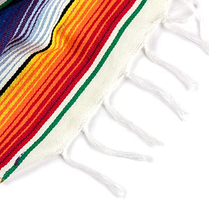 Mexican Table Runner 14 x 84 in Serape Decor for Cinco de Mayo Fiesta Party - style: 1Pack