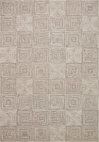 Loloi Darby Beige/Grey 6'-7" x 9'-3" Area Rug - color: Beige / Grey, size: 6'7" x 9'3" (Rectangular)