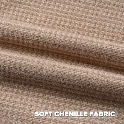 FUTEI Pack of 2 Chenille Throw Pillow Covers 12x20 Inch, Camel - color: Camel, size: 20" x 12" (Pack of 2)