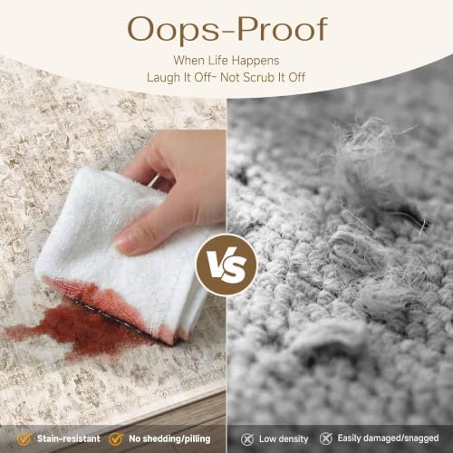 2 Piece Beige Neutral Kitchen Rug Set - color: Neutral | Beige, size: 24"x72"+24"x120"
