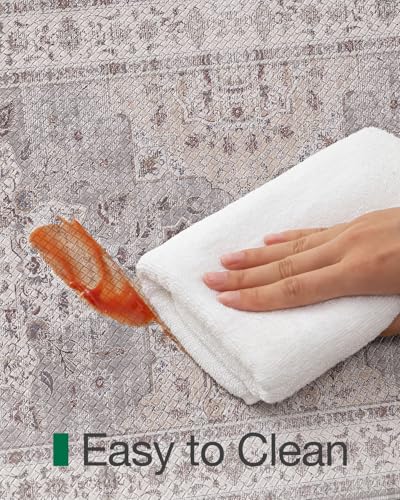 LUMI Kitchen Floor Mat Cushioned Anti Fatigue Runner Rug, 17"x59" - color: Soft Grey, size: 59"L x 17"W x 0.4"Th