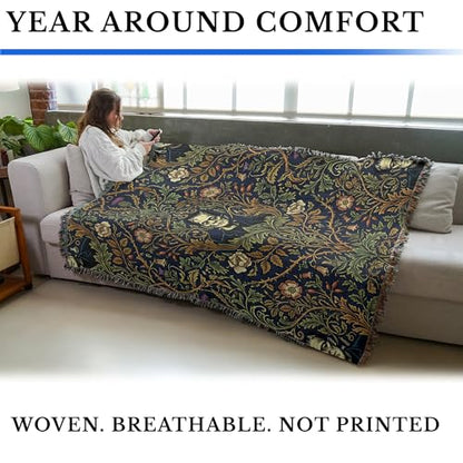 Pure Country Weavers Monster Frankenstein Blanket - Fantasy Gift - Tapestry Throw Woven from Cotton - Made in The USA (72x54) - color: Monster Frankenstein, size: 72x54