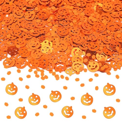 MARFOREVER Halloween Pumpkin Confetti Table Decorations - style: Halloween Pumpkin