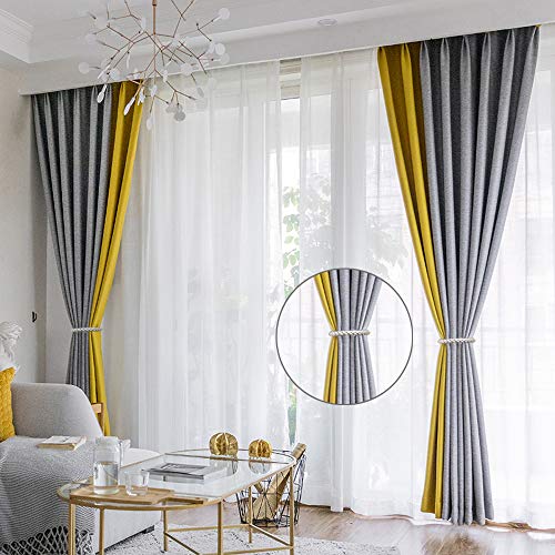 Curtain Tiebacks Ropes, 4pcs Decorative Handmade Tie Backs Curtain Holdbacks Holders Cord for Window Sheer Drapes Indoor Outdoor, Grey - color: Gray, size: 4pcs