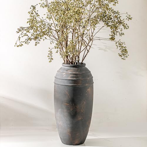 Large Ceramic Flower Vase,12.87 Inch Tall Vase for Home Decor - color: 101-4-12.87in