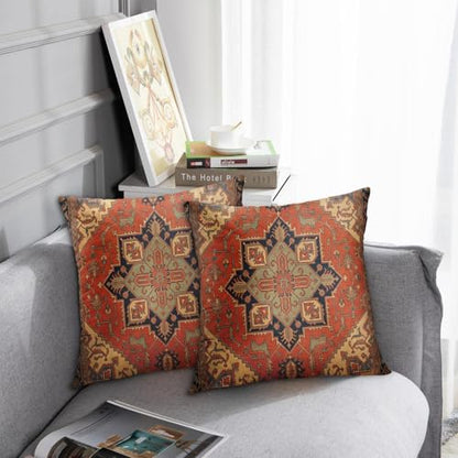 Britimes Throw Pillow Covers Set of 2, 18 x 18 Inch, Aztec Ethnic - color: Ethnic Tribal 25, size: 18" x 18" (Pack of 2)