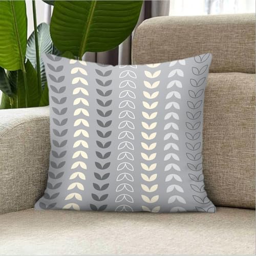 16x16 Set of 4 Modern Geometric Flower Throw Pillow Cushion Cover - color: Geometry, size: 16" x 16" (Pack of 4)