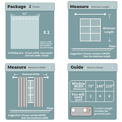 BGment Green Sheer Curtains 90 Inches Long Living Room 2 Panels - color: Dark Green-leaf, size: 52"W x 90"L (Pack of 2)