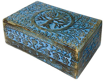Wooden Keepsake Box Memory Keepsakes Handmade Mini Jewellery Box, Tree