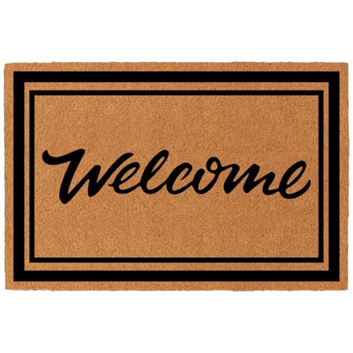 Nialnant Door Mat Outside Entrance, Welcome Mats for Front Door - color: Welcome