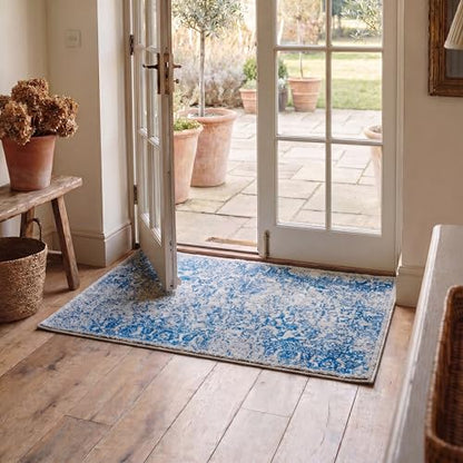 SAFAVIEH Adirondack Accent Rug 2x3, Grey & Blue ADR109A - color: Grey/Blue, size: 2' x 3' (Rectangular)
