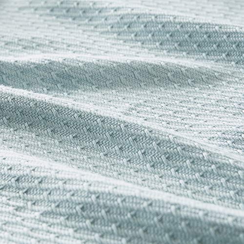 Madison Park 100% Egyptian Cotton Twin Bed Blanket for Summer Light Blue - color: Light Blue, size: Twin