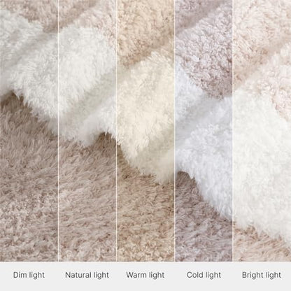 WRENSONGE Soft Throw Blanket for Couch-Cozy Reversible Knitted Blankets - color: Aesthetic Taupe, size: Throw (50"x 60")