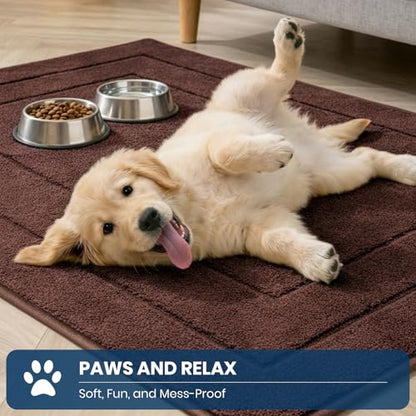 PURRUGS Kitchen Runner Rug, Kitchen Mat, 24" x 59", Brown - color: Brown, size: 24" X 59"
