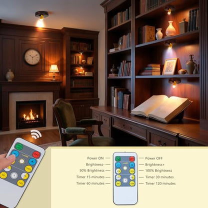 Mini Rechargeable LED Spotlight, spot Lights Indoor,Plant Light - color: Gold