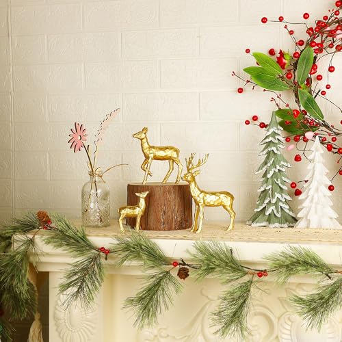 Lulu Home 3 PCS Christmas Tabletop Decorations, Family Style - style: 3 Families