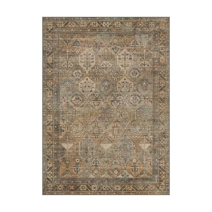 5x7 Area Rug Washable Rug for Living Room Bedroom Non Slip Carpet Taupe - color: Area Warm Taupe, size: 5' x 7' (Rectangular)