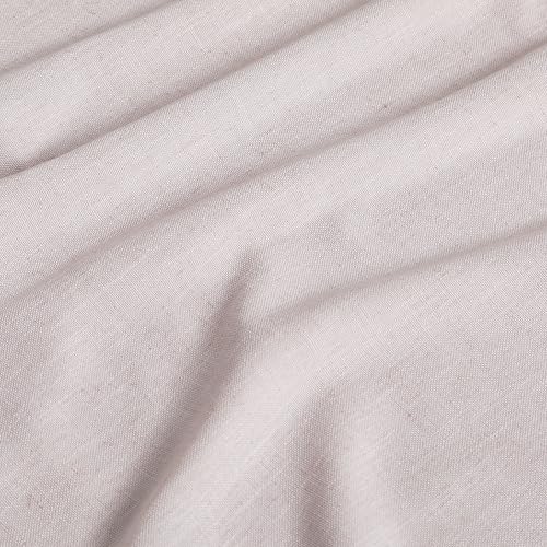 Vision Home Soft Pink Pinch Pleated Full Blackout Curtains Linen Blended Room Darkening Curtain Panels 72 inch for Living Room Bedroom Thermal Insulated Pinch Pleat Drapes with Hooks 40" Wx72 Lx2 - color: Soft Pink, size: 40"W x 72"L (Pack of 2)