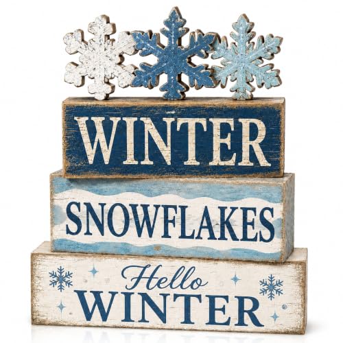 Christmas Decorations Indoor, 4pcs Christmas Winter Snowflakes Home Decor - style: Snowflakes