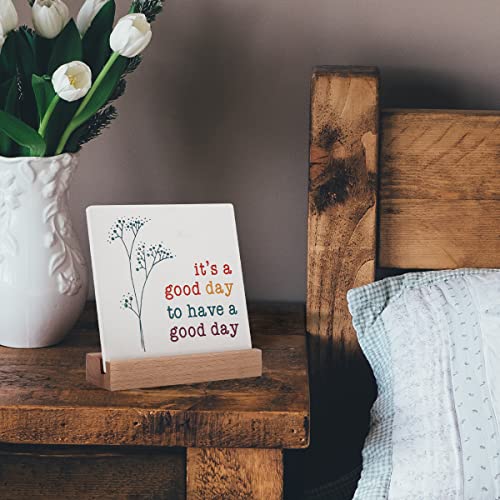 Positive Decor for Home Office, Motivational Gifts for Women, It's a Good Day Sign Inspirational Desk Art Decor, Emotion cheerful Support Mindset Good Vibes Decoration - style: It's a Good Day