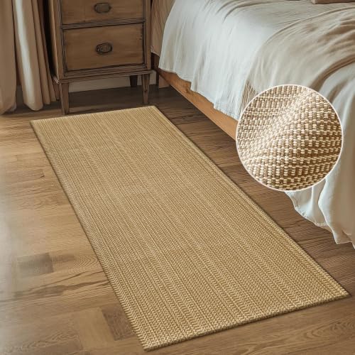 Faux Jute Rug,2x4 Braided Style Rug for Hallway,Bedside Walkway. - size: 2' x 4' (Rectangular)