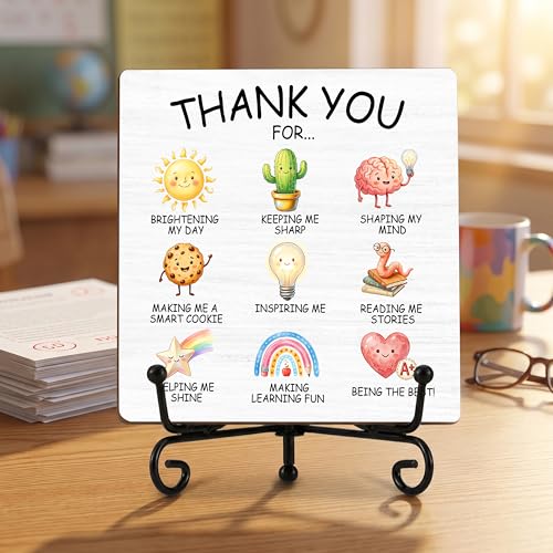 Teacher Appreciation Gifts, Back To School Gifts for Students - color: Teacher Thank You Art