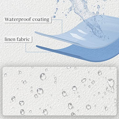 Ashler Outdoor Pillow Inserts, 18x18 Waterproof Throw Pillows Pack of 2 - size: 18 X 18 Inches - 2 Count