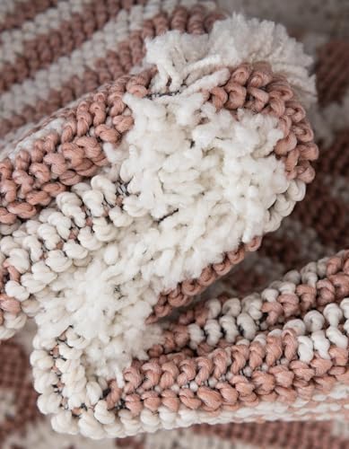 Rugs.com Boho Collection Rug – 2x3 Pink Medium-Pile Rug Perfect for Entryways, Kitchens, Breakfast Nooks, Accent Pieces - color: Pink, size: 2' x 3' Rectangular