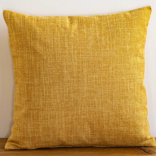 PLIN Throw Pillow Cover 20x20 Inch Soft Solid Decorative Cushion Case for Sofa Couch Bed Living Room Modern Farmhouse Boho Accent Pillowcase, Machine Washable Square Nordic Home Decor, Camel - color: Camel, size: 20" x 20" (Pack of 1)