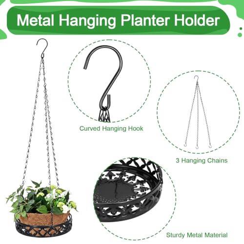OwnMy 8.6" Plant Hanger Indoor Outdoor, Hanging Planter for Indoor Plants - size: 8.6 Inch