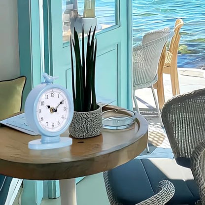 Mantel Clock, Cornflower Blue