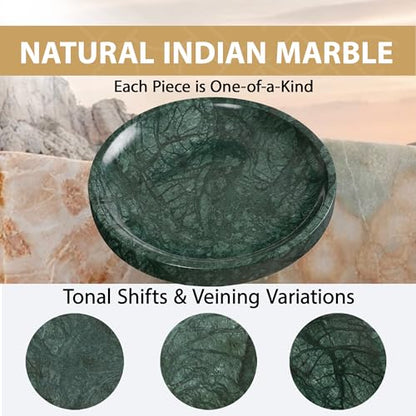 Bathroom Vanity Tray - color: Emerald Green