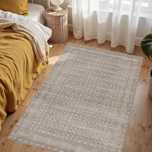 Rugxara 3x5 Entryway Rug, Vintage Boho Bedroom Area Rug - color: Apricot, size: 3' x 5' (Rectangular)