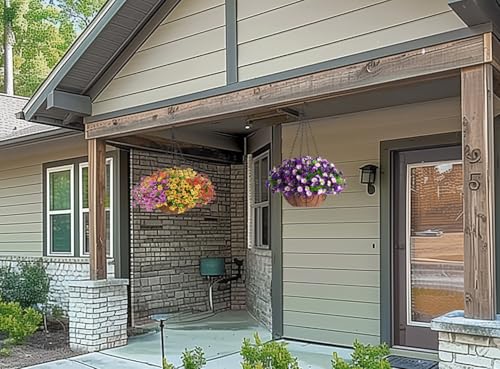 Heybe Hanging Baskets Chains 23 Inches 4 Leads Hanging Chains Flower Pot Hanger Replacement Plant Hangers for Planters and Lanterns, Pack of 3 (4 Legs) - style: 4 Legs
