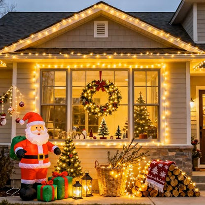 JMEXSUSS 230ft 720 LED Warm White Christmas String Lights Outdoor - color: Warm White, size: 720 LED