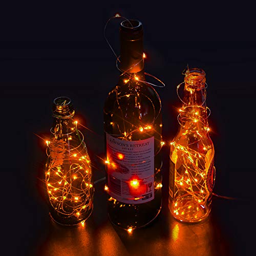 ANJAYLIA Orange Halloween Fairy String Lights Battery Operated, 10Ft 30 LED - color: Orange 1 Pack 30 LED