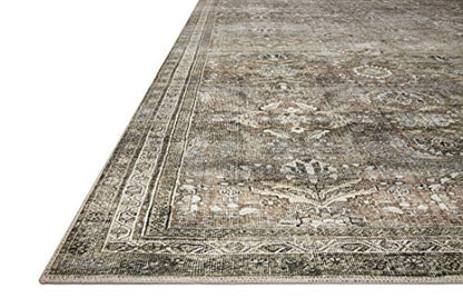 Loloi Layla Antique/Moss 7'-6" x 9'-6" Area Rug - color: Antique / Moss, size: 7'6" x 9'6" (Rectangular)