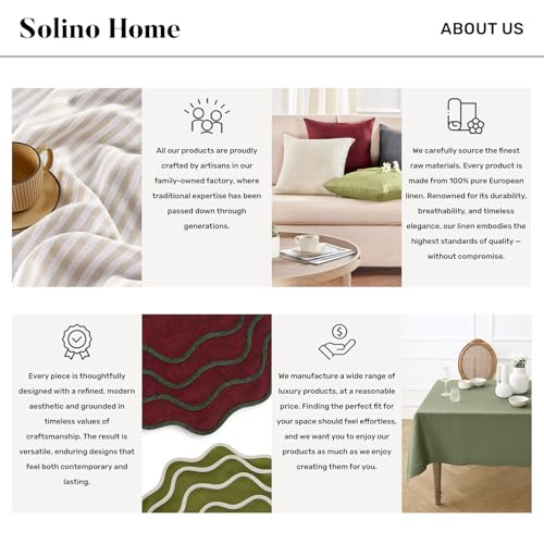 Solino Home 100% Pure Linen Woven Placemats Sky Blue, 14 x 19 in, Set of 4 - color: 09: Sky Blue, size: 14" X 19" (Set of 4)